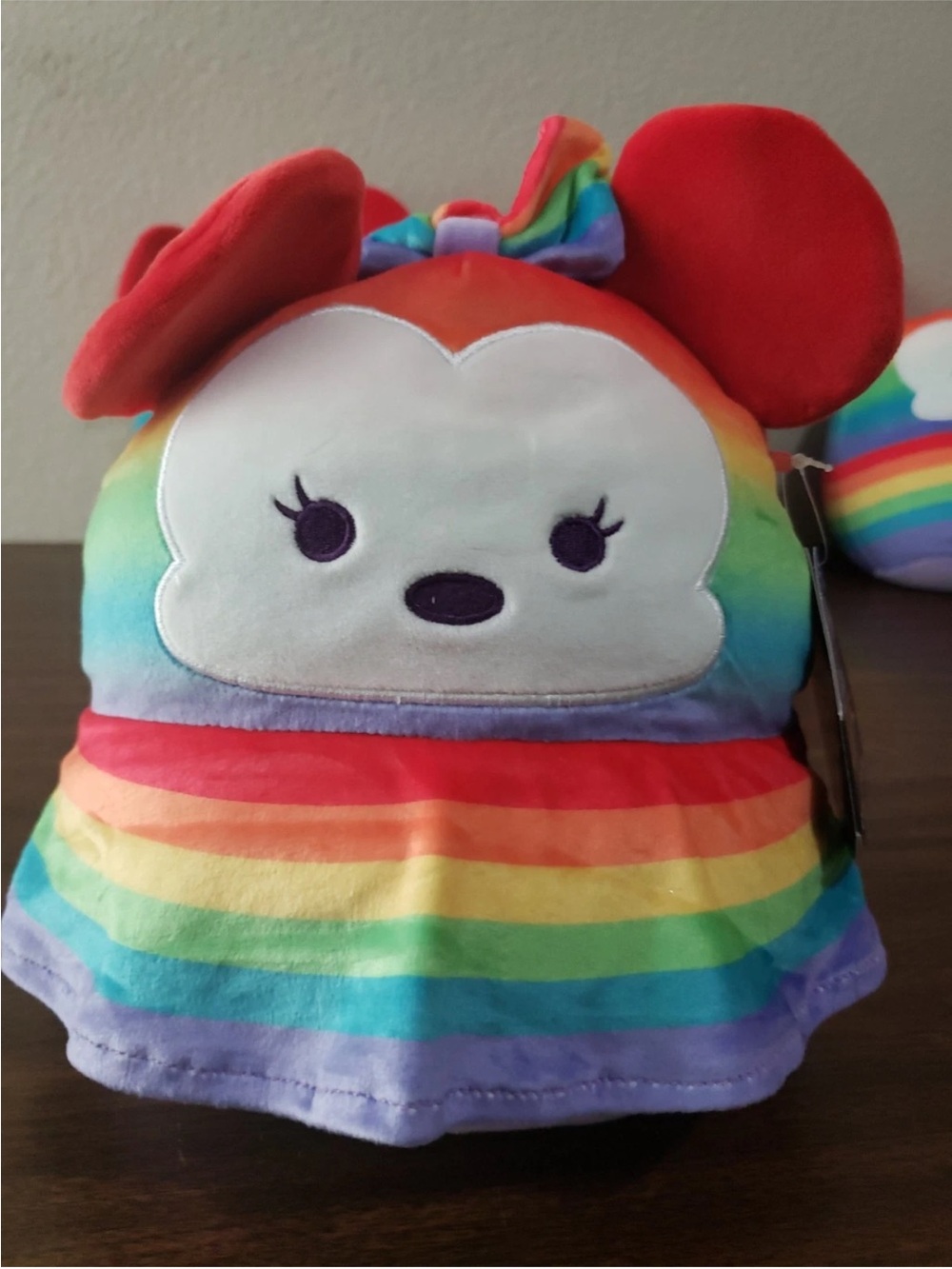 Disney Minnie Mouse Rainbow Pride Squishmallow Plush - Multicolor